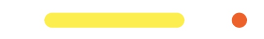 Yellow oblong and orange circle shapes.