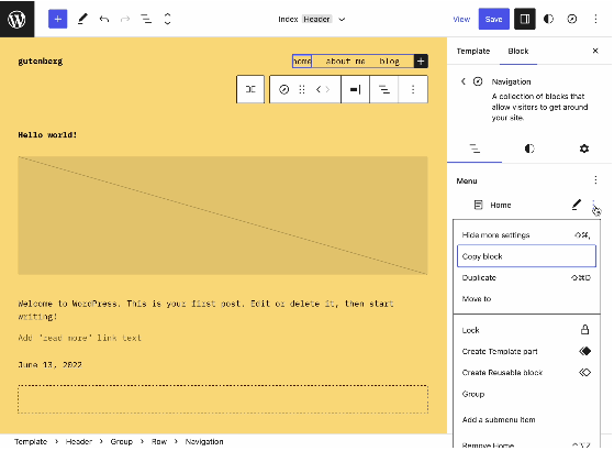 Demo of Gutenberg 14.6 editing.